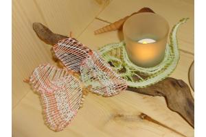 Schmetterling auf Blatt - Materialset